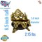 Brass Urli Bowl Elephant Design 6.5 Inch Indian Ethnic Urli Bowls for Floating Flowers Tea Light Candles Home Office Table Pooja Room Decor Diwali Decoration Showpiece Housewarming Gift